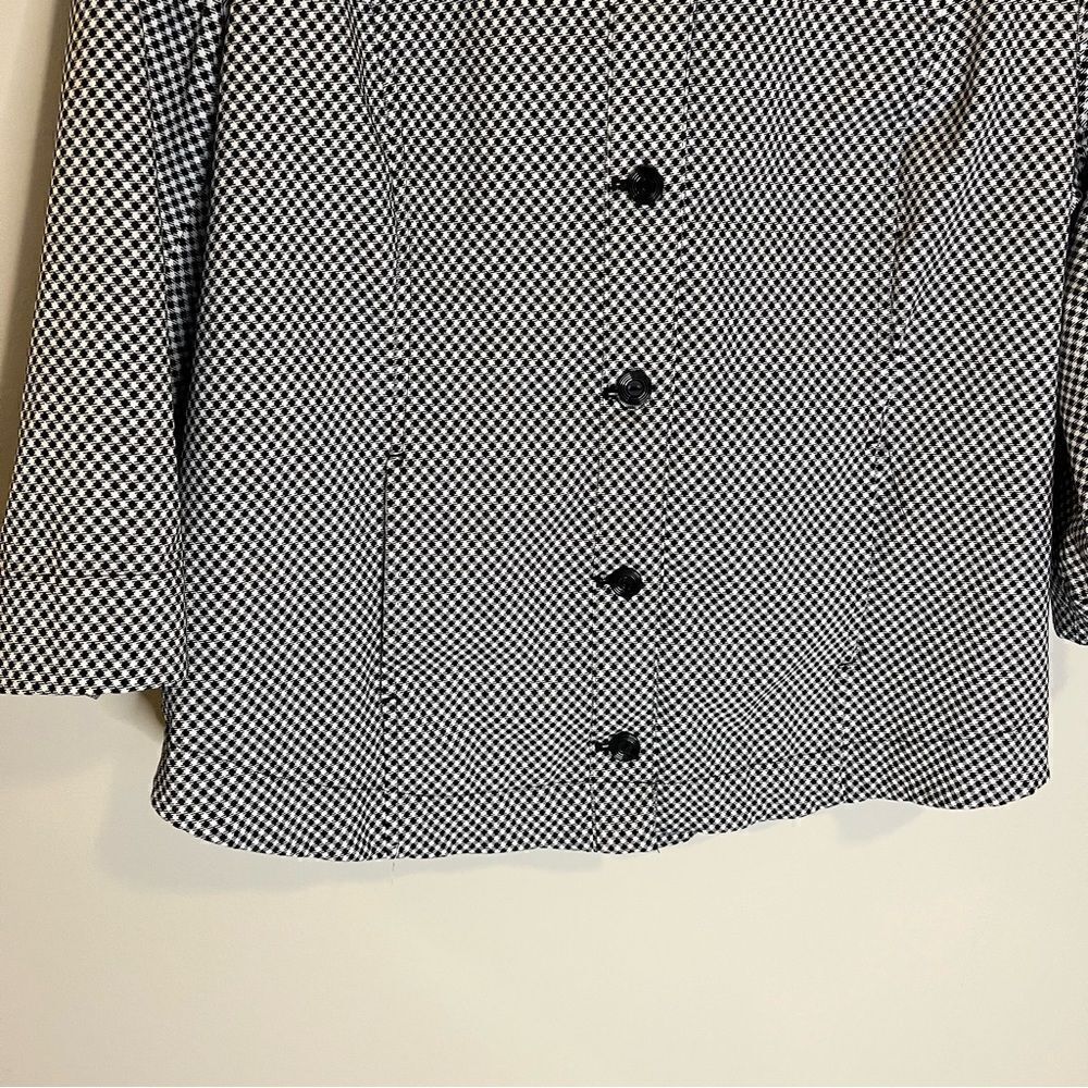 Chicos Houndstooth Stretch Jacket - Picture 8 of 14